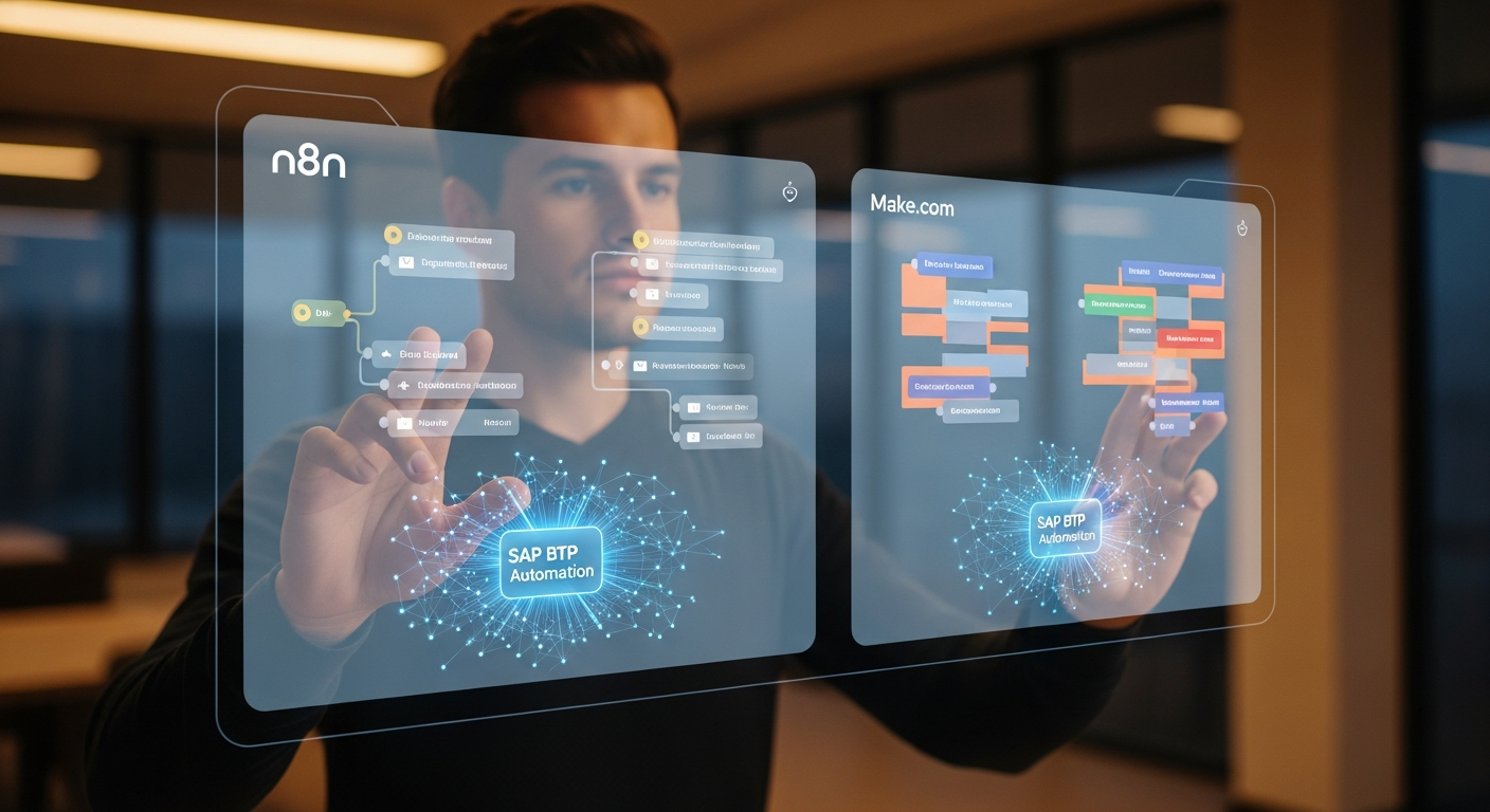 n8n vs Make.com for SAP BTP Automation